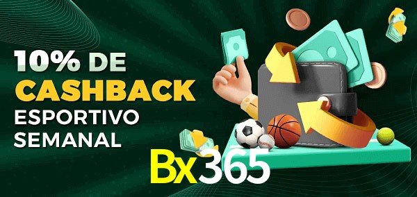 10% de bônus de cashback na Bx365